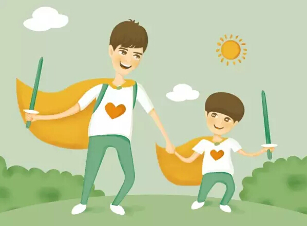 小学生英语情景口语对话练习：你长得和你爸爸真像