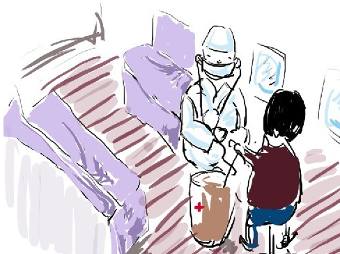 小学生英语情景口语对话练习：去献血